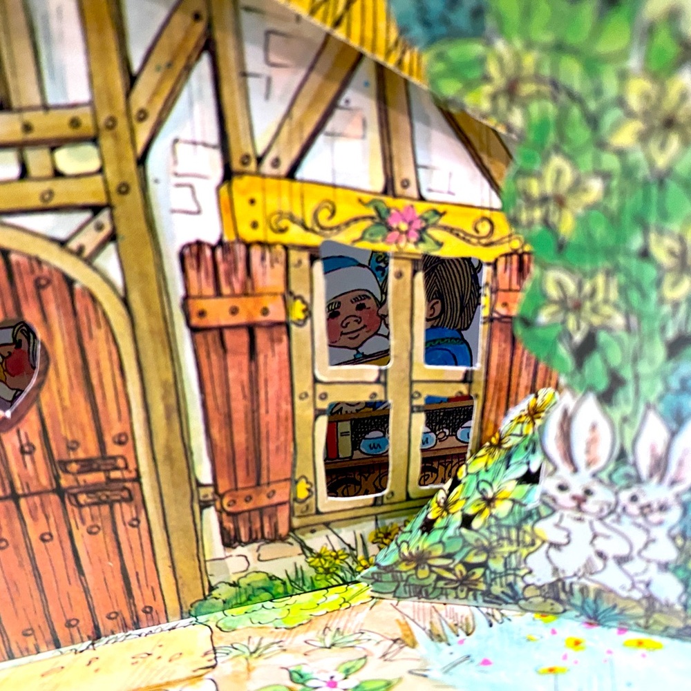 SNOW WHITE AND THE SEVEN DWARFS  HARDCOVER COLORFUL POP UP BOOK VTG 90’s - Picture 7 of 16